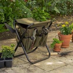 garden stool with storage
