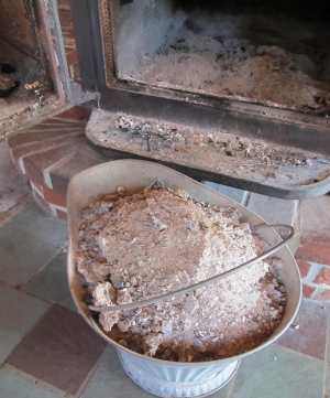 Ashes in a pail