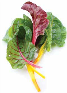 swiss chard leaves