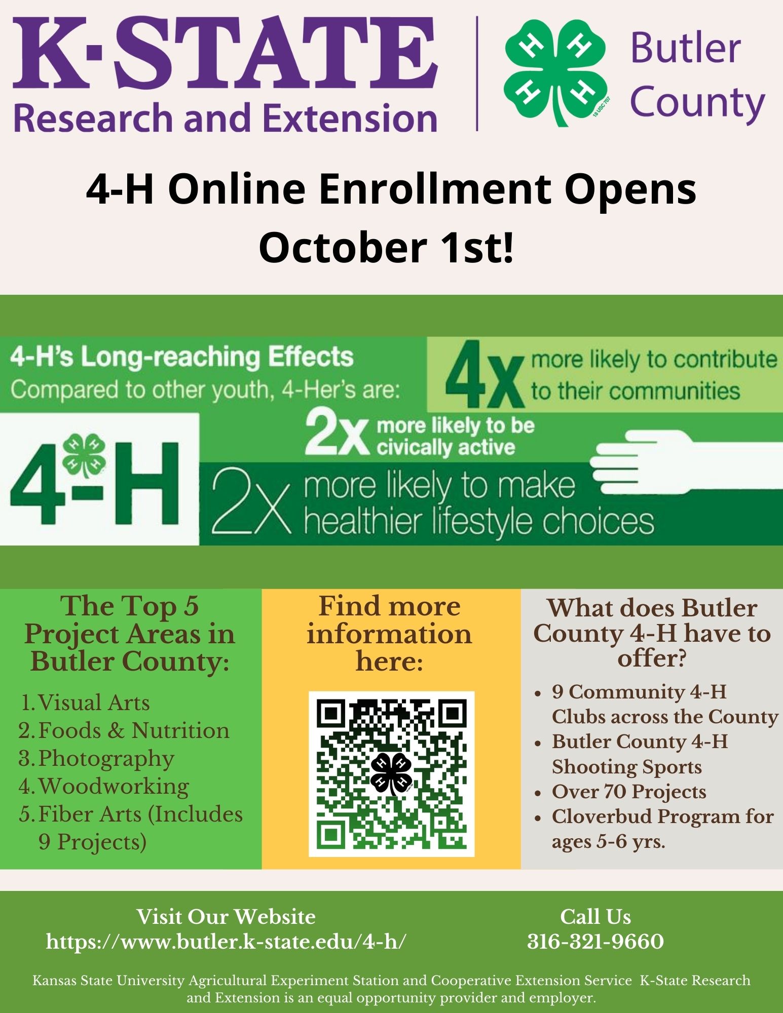 Butler County 4-H Enrollment 2025-2026