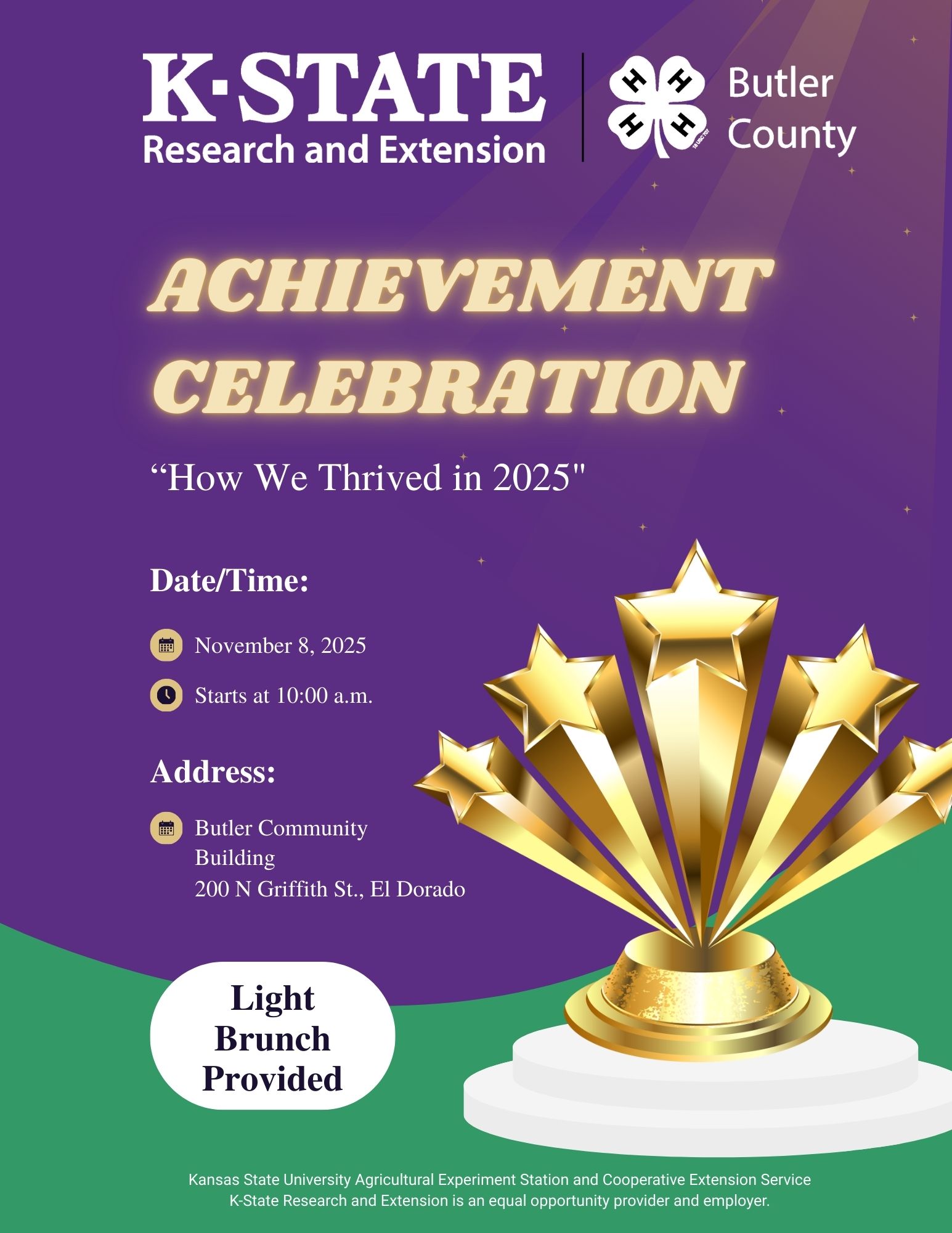 Butler County 4-H Achievement Celebration November 8, 2025